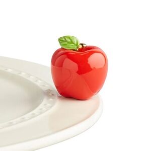 Nora Fleming Mini Ceramic Red Apple